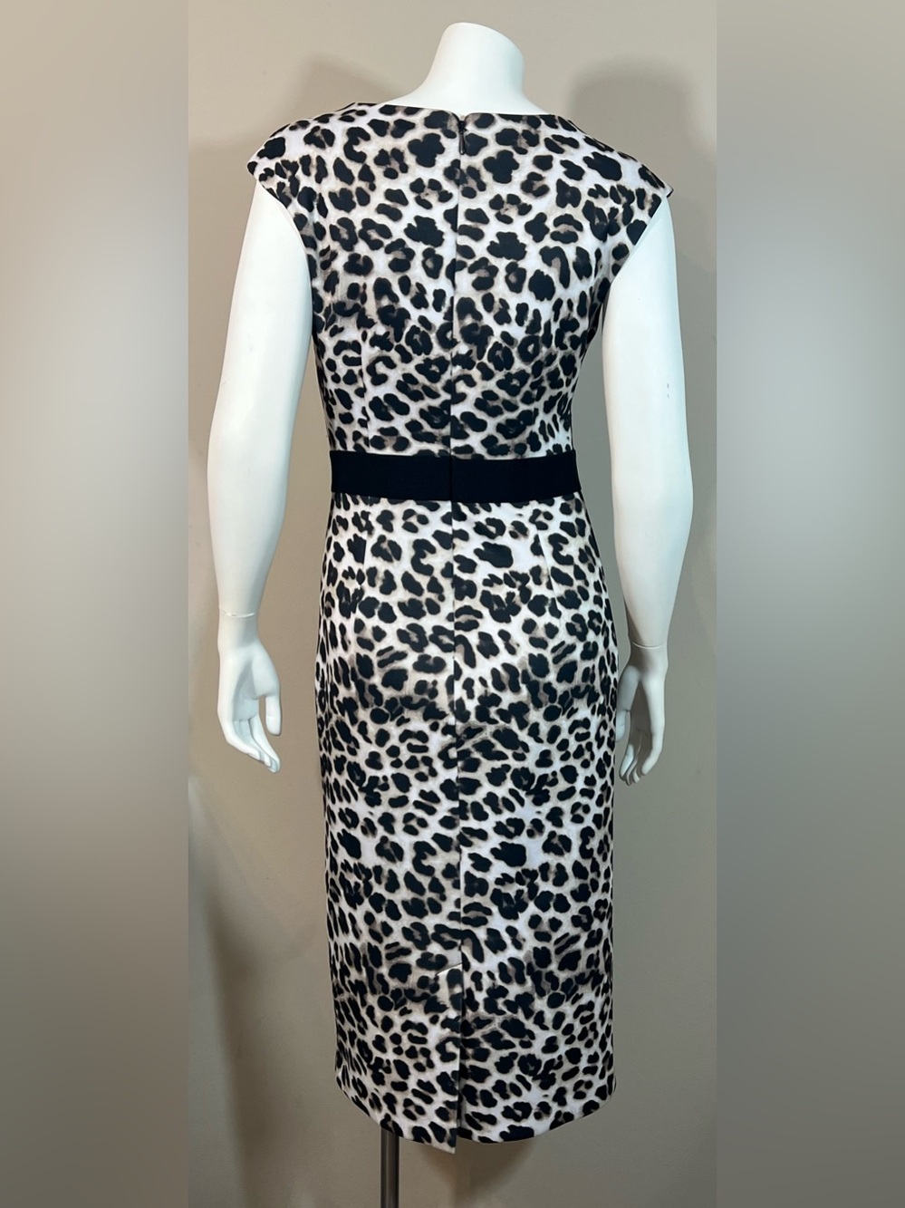 New York & Company Leopard Sheath Dress - Picture 3 of 6